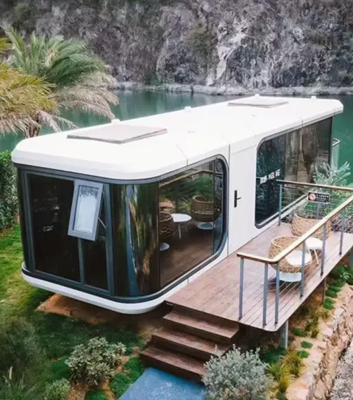 Kapsul Ruang Angkasa Berteknologi Tinggi Modern untuk Tempat Tinggal